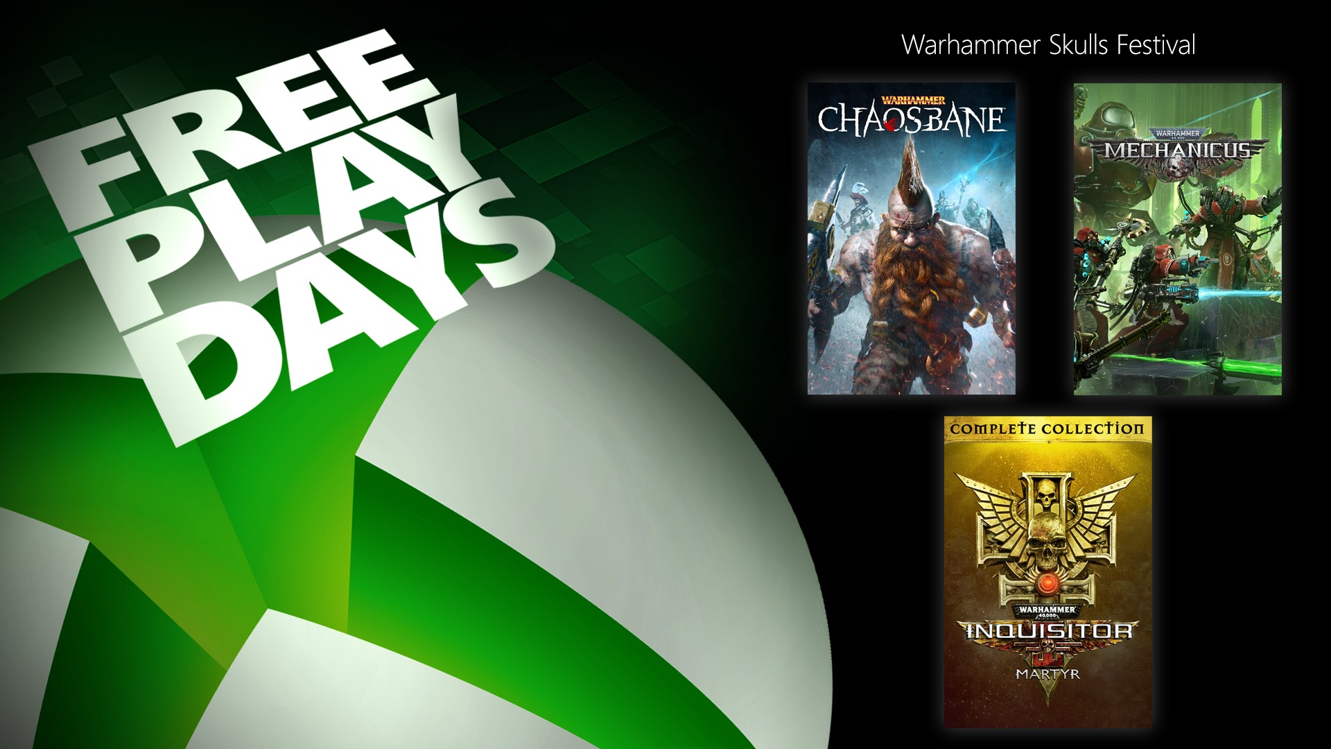 Free Play Days - Warhammer